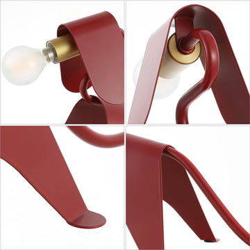 Rover 10" Modern Industrial Iron Canine LED Kids' Lamp - JONATHAN Y